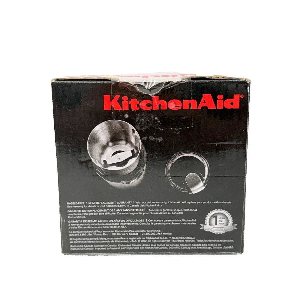 KitchenAid BCG111OB Blade Coffee Grinder Onyx Black Stainless Steel New in Box